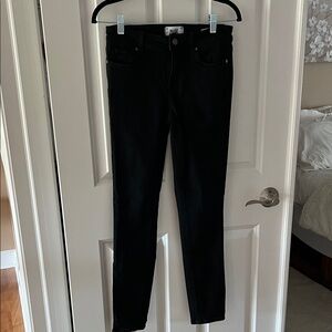 PAIGE Jet Black Denim Pants